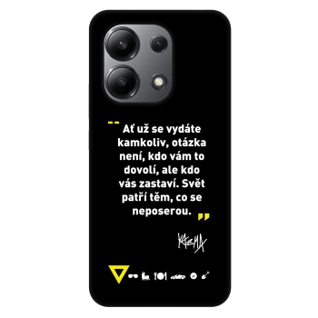 Picasee Fashion Case pre Xiaomi Redmi Note 13 4G - Kazma - SVĚT PATŘÍ TĚM, CO SE NEPOSEROU
