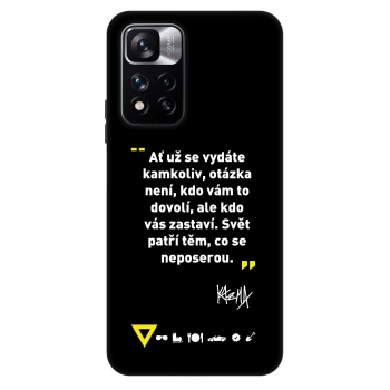 Obal pre Xiaomi Redmi Note 11 Pro 5G - Kazma - SVĚT PATŘÍ TĚM, CO SE NEPOSEROU