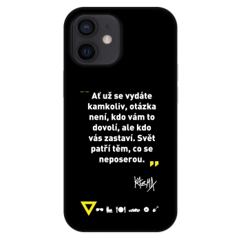 Obal pre Apple iPhone 12 mini - Kazma - SVĚT PATŘÍ TĚM, CO SE NEPOSEROU