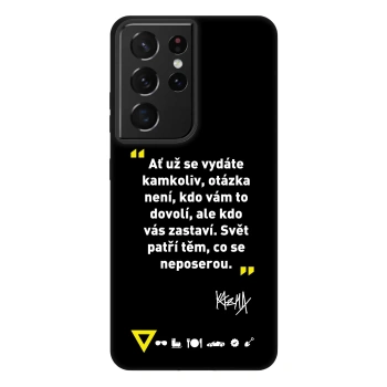 Picasee Fashion Case pre Samsung Galaxy S21 Ultra 5G G998B - Kazma - SVĚT PATŘÍ TĚM, CO SE NEPOSEROU