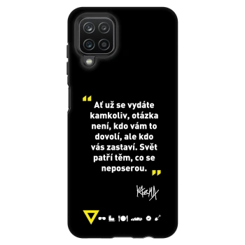 Obal pre Samsung Galaxy A12 A125F - Kazma - SVĚT PATŘÍ TĚM, CO SE NEPOSEROU