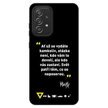 Obal pre Samsung Galaxy A52 5G A525F - Kazma - SVĚT PATŘÍ TĚM, CO SE NEPOSEROU