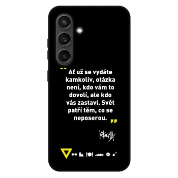 Obal pre Samsung Galaxy S24+ S926B 5G - Kazma - SVĚT PATŘÍ TĚM, CO SE NEPOSEROU