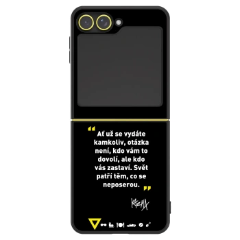 Obal pre Samsung Galaxy Z Flip7 FE 5G - Kazma - SVĚT PATŘÍ TĚM, CO SE NEPOSEROU
