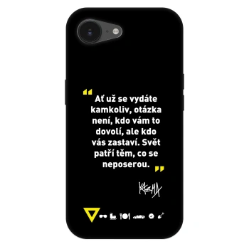 Obal pre Apple iPhone 16e - Kazma - SVĚT PATŘÍ TĚM, CO SE NEPOSEROU