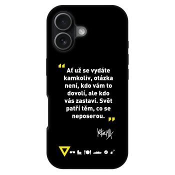 Obal pre Apple iPhone 17 - Kazma - SVĚT PATŘÍ TĚM, CO SE NEPOSEROU