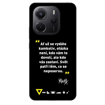 Obal pre Xiaomi Redmi Note 14 4G - Kazma - SVĚT PATŘÍ TĚM, CO SE NEPOSEROU