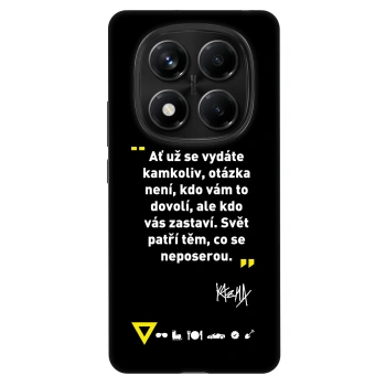 Obal pre Xiaomi Redmi Note 14 Pro 4G - Kazma - SVĚT PATŘÍ TĚM, CO SE NEPOSEROU