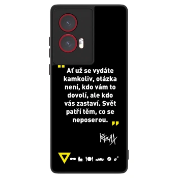 Obal pre Motorola Edge 50 Fusion - Kazma - SVĚT PATŘÍ TĚM, CO SE NEPOSEROU