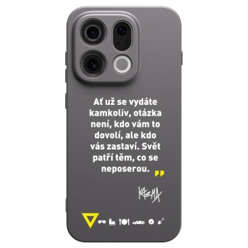 Obal pre OPPO Find X9 - Kazma - SVĚT PATŘÍ TĚM, CO SE NEPOSEROU