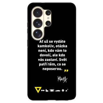 Picasee Fashion Case PowerShare pro Samsung Galaxy S26 Ultra - Kazma - SVĚT PATŘÍ TĚM, CO SE NEPOSEROU