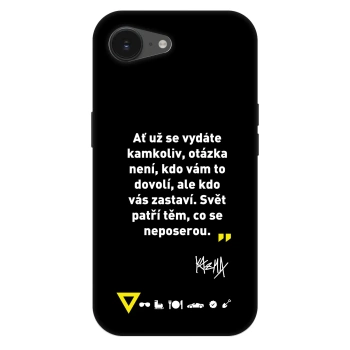 Obal pre Apple iPhone 17e - Kazma - SVĚT PATŘÍ TĚM, CO SE NEPOSEROU