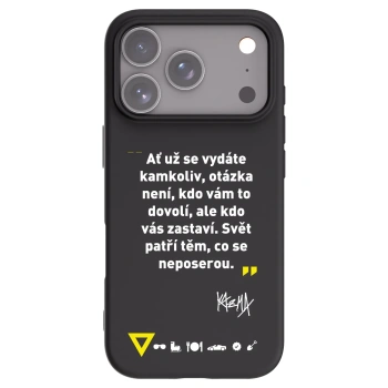Obal pre Apple iPhone 18 Pro - Kazma - SVĚT PATŘÍ TĚM, CO SE NEPOSEROU