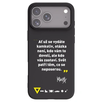 Obal pre Apple iPhone 18 Pro Max - Kazma - SVĚT PATŘÍ TĚM, CO SE NEPOSEROU