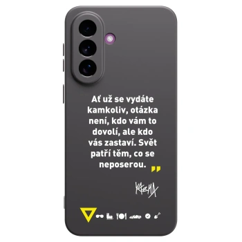 Obal pre Samsung Galaxy A37 - Kazma - SVĚT PATŘÍ TĚM, CO SE NEPOSEROU