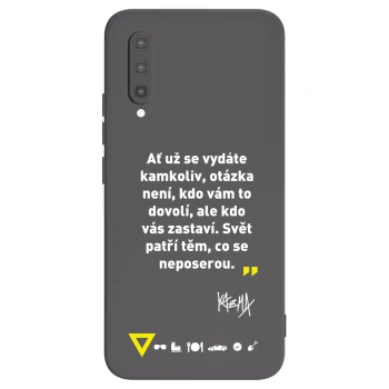 Obal pre Xiaomi Mi 9 Lite - Kazma - SVĚT PATŘÍ TĚM, CO SE NEPOSEROU