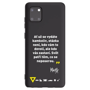 Obal pre Samsung Galaxy Note 10 Lite N770F - Kazma - SVĚT PATŘÍ TĚM, CO SE NEPOSEROU