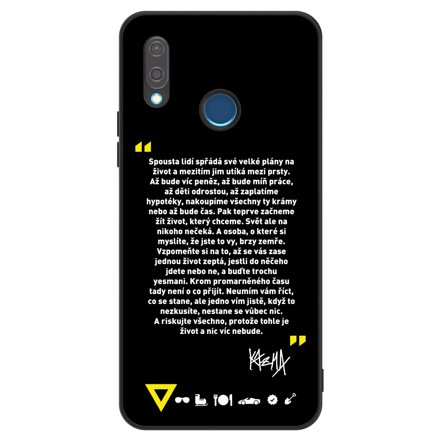 Picasee ULTIMATE CASE pro Huawei P20 Lite - Kazma - BUĎTE TROCHU YESMANI
