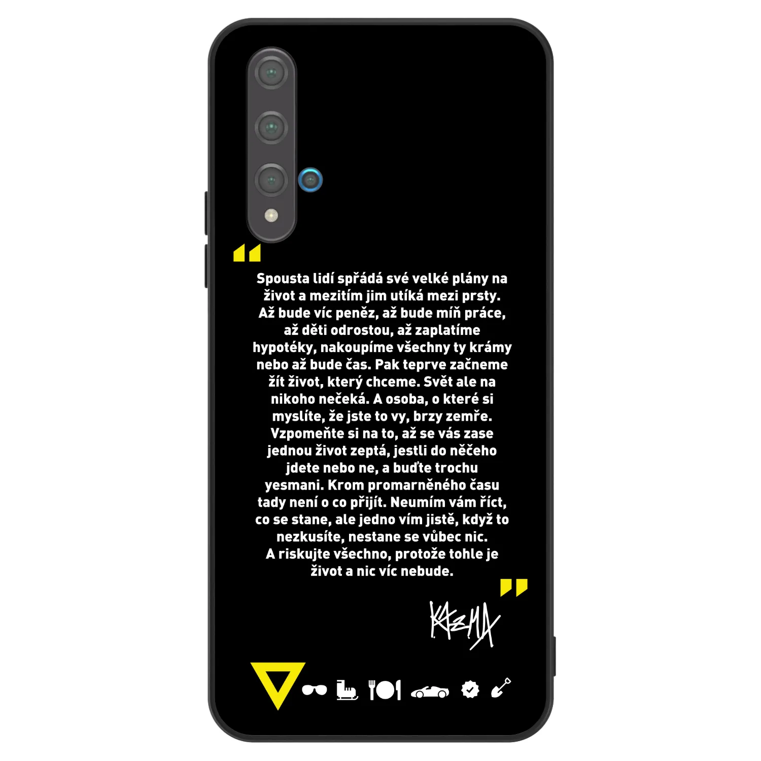 Picasee ULTIMATE CASE pro Huawei Nova 5T - Kazma - BUĎTE TROCHU YESMANI