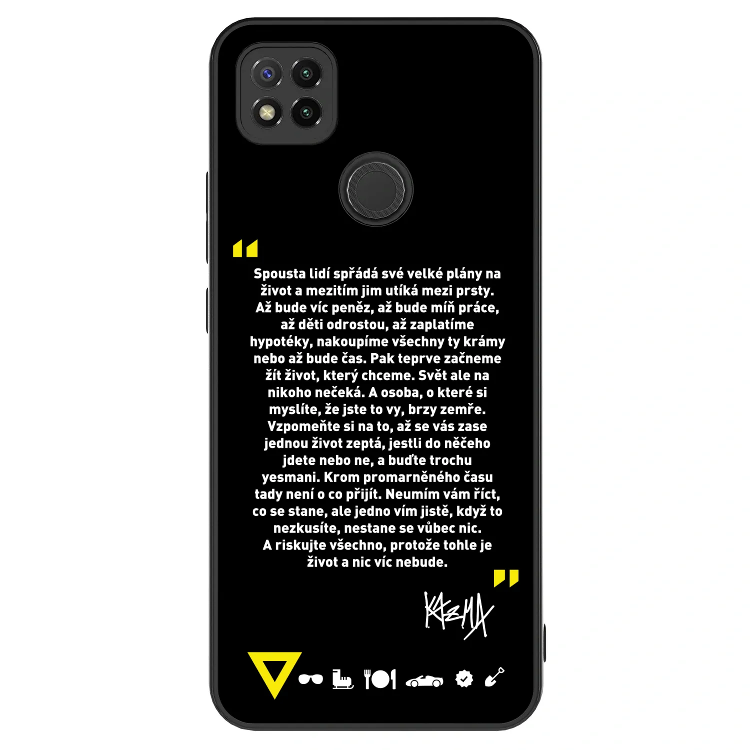 Picasee ULTIMATE CASE pro Xiaomi Redmi 9C - Kazma - BUĎTE TROCHU YESMANI