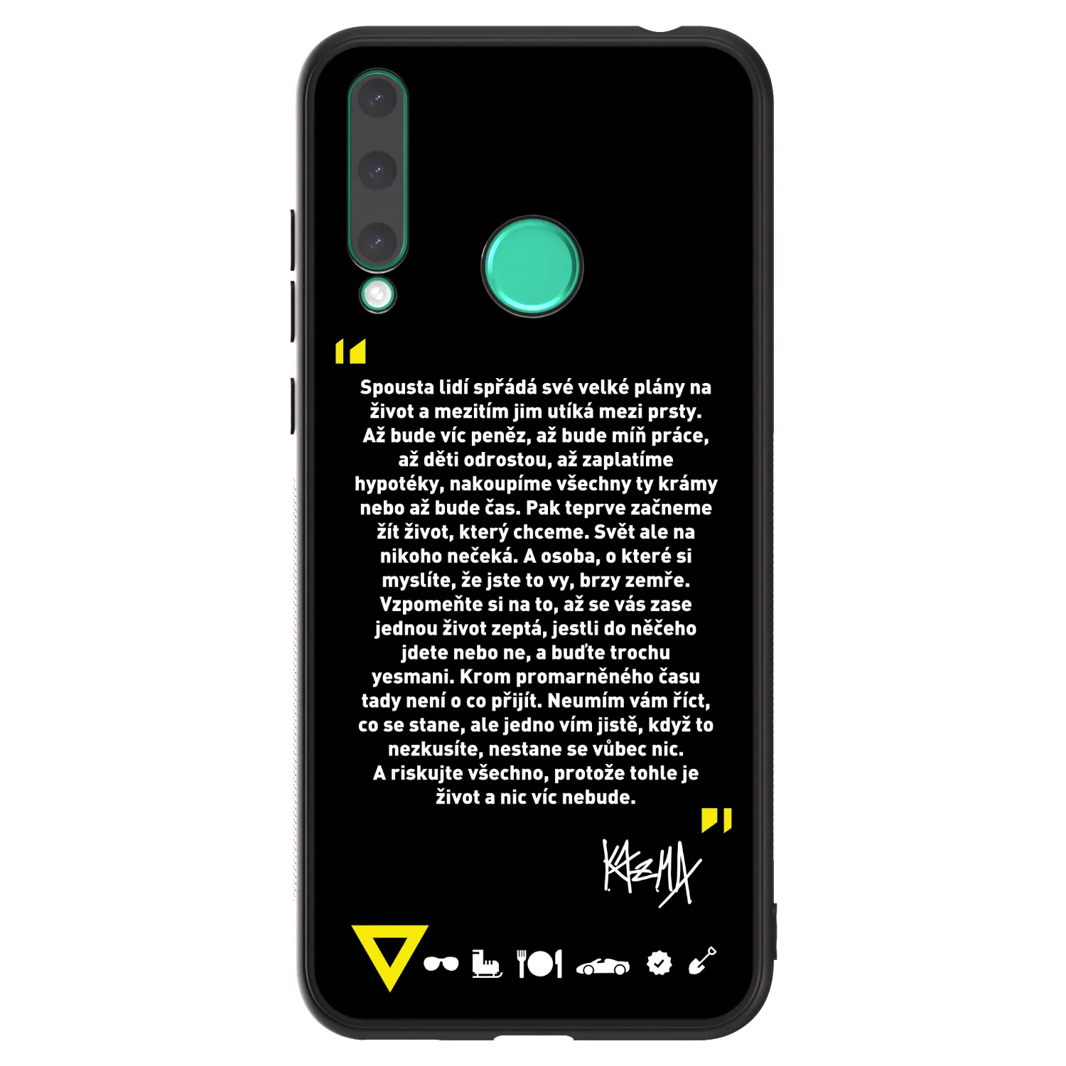 Picasee ULTIMATE CASE pro Honor 20 Lite - Kazma - BUĎTE TROCHU YESMANI