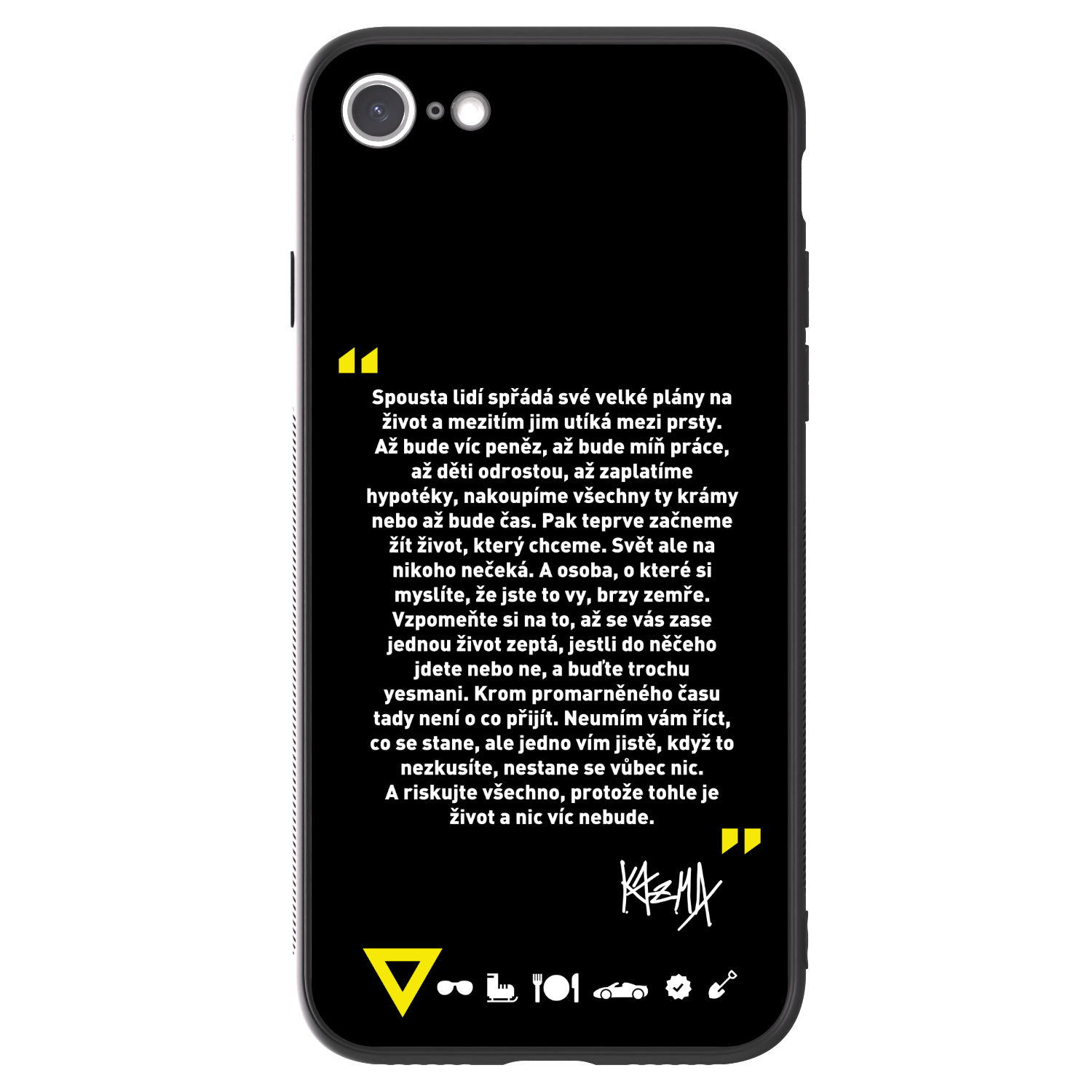 Picasee ULTIMATE CASE pro Apple iPhone SE 2020 - Kazma - BUĎTE TROCHU YESMANI