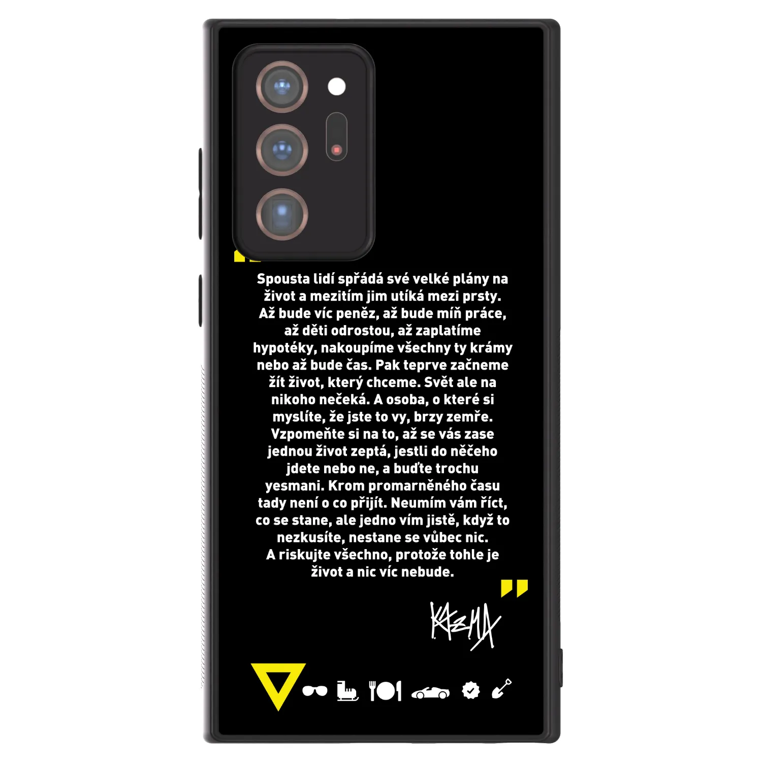 Picasee ULTIMATE CASE pro Samsung Galaxy Note 20 Ultra - Kazma - BUĎTE TROCHU YESMANI