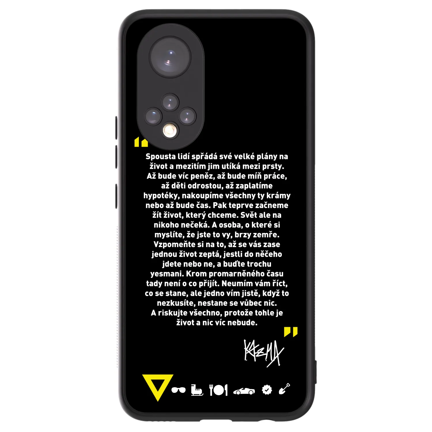 Picasee ULTIMATE CASE pro Honor 50 5G - Kazma - BUĎTE TROCHU YESMANI