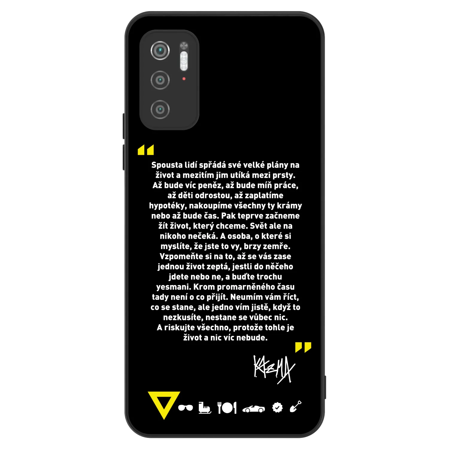 Picasee ULTIMATE CASE pro Xiaomi Poco M3 Pro 5G - Kazma - BUĎTE TROCHU YESMANI