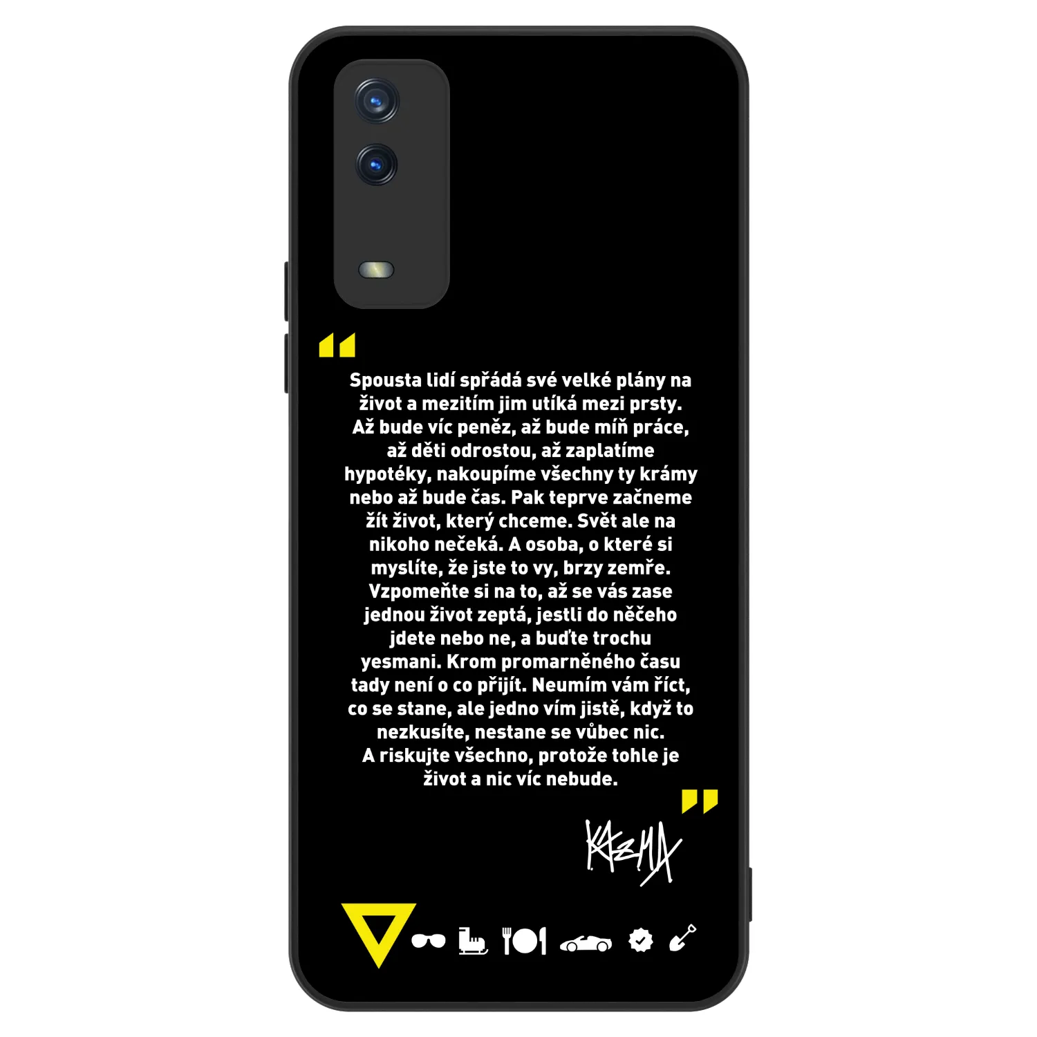Picasee ULTIMATE CASE pro Vivo Y11s - Kazma - BUĎTE TROCHU YESMANI