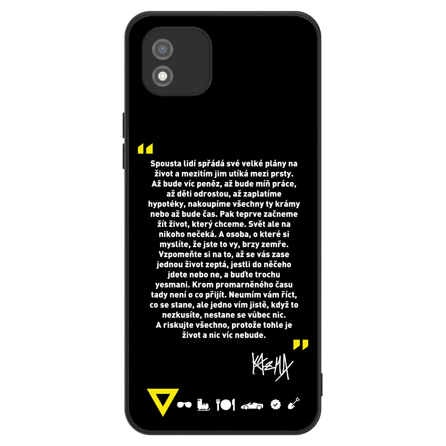Picasee ULTIMATE CASE pro Realme C11 (2021) - Kazma - BUĎTE TROCHU YESMANI