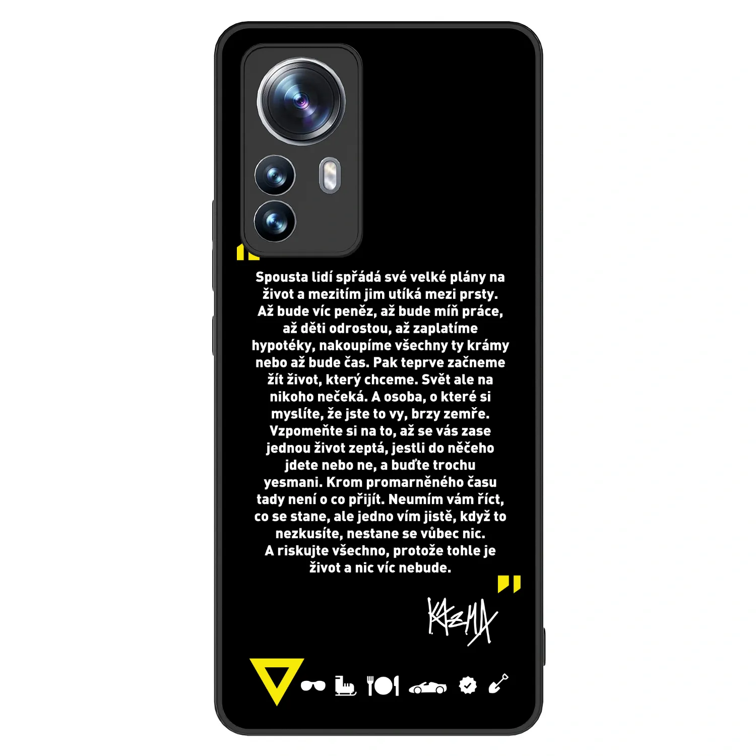 Picasee ULTIMATE CASE pro Xiaomi 12 Pro - Kazma - BUĎTE TROCHU YESMANI