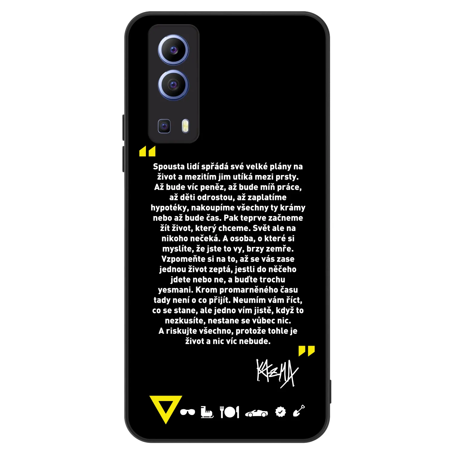Picasee ULTIMATE CASE pro Vivo Y52 5G - Kazma - BUĎTE TROCHU YESMANI
