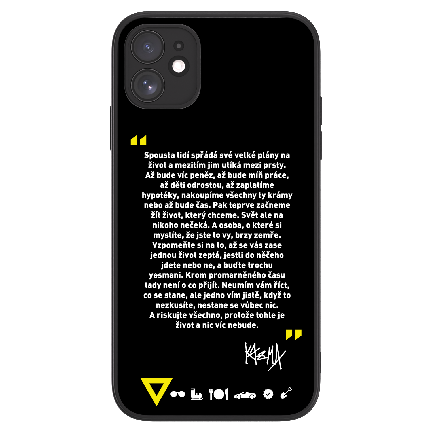 Picasee ULTIMATE CASE MagSafe pro Apple iPhone 11 - Kazma - BUĎTE TROCHU YESMANI