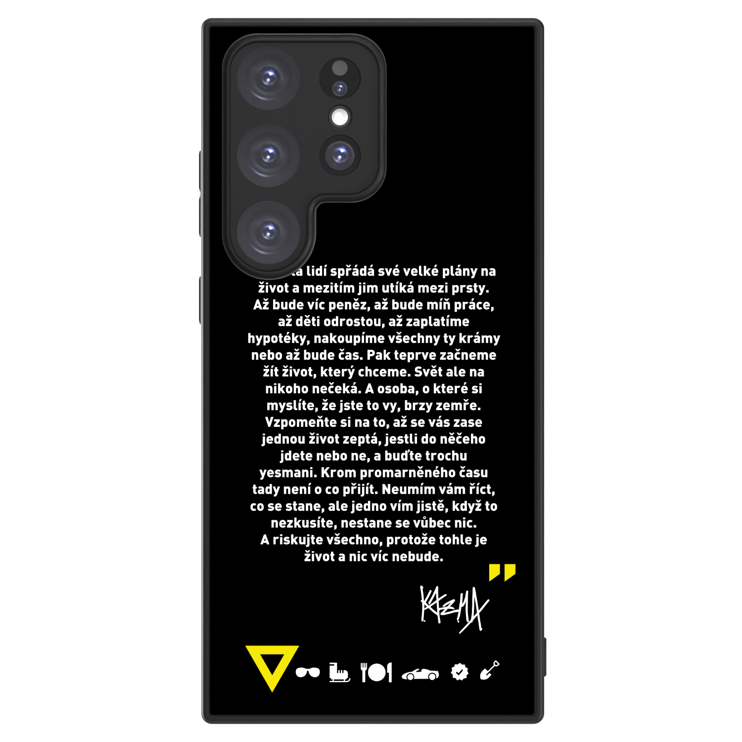 Picasee ULTIMATE CASE pro Samsung Galaxy S23 Ultra 5G - Kazma - BUĎTE TROCHU YESMANI