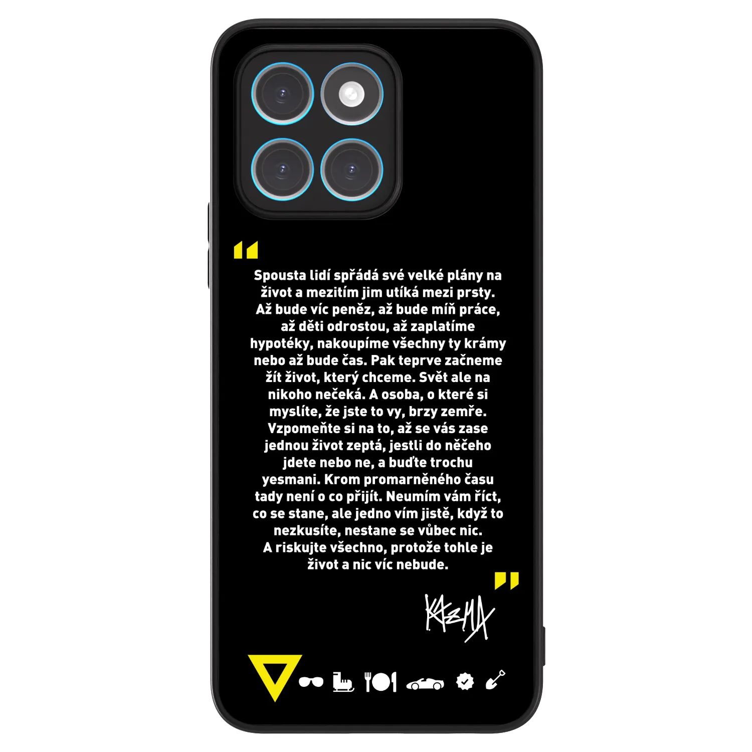 Picasee ULTIMATE CASE pro Honor X8 5G - Kazma - BUĎTE TROCHU YESMANI