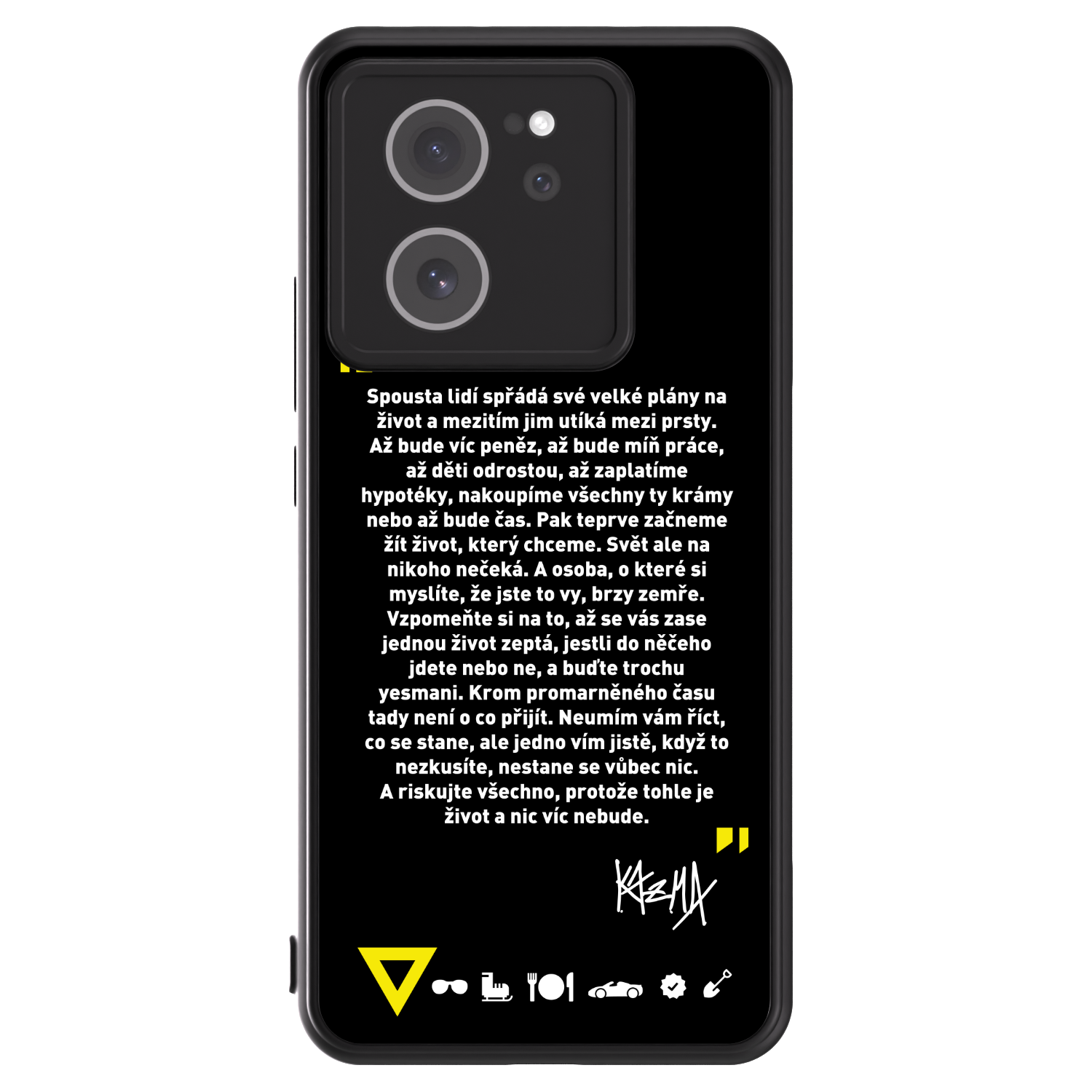 Picasee ULTIMATE CASE pro Xiaomi 13T - Kazma - BUĎTE TROCHU YESMANI