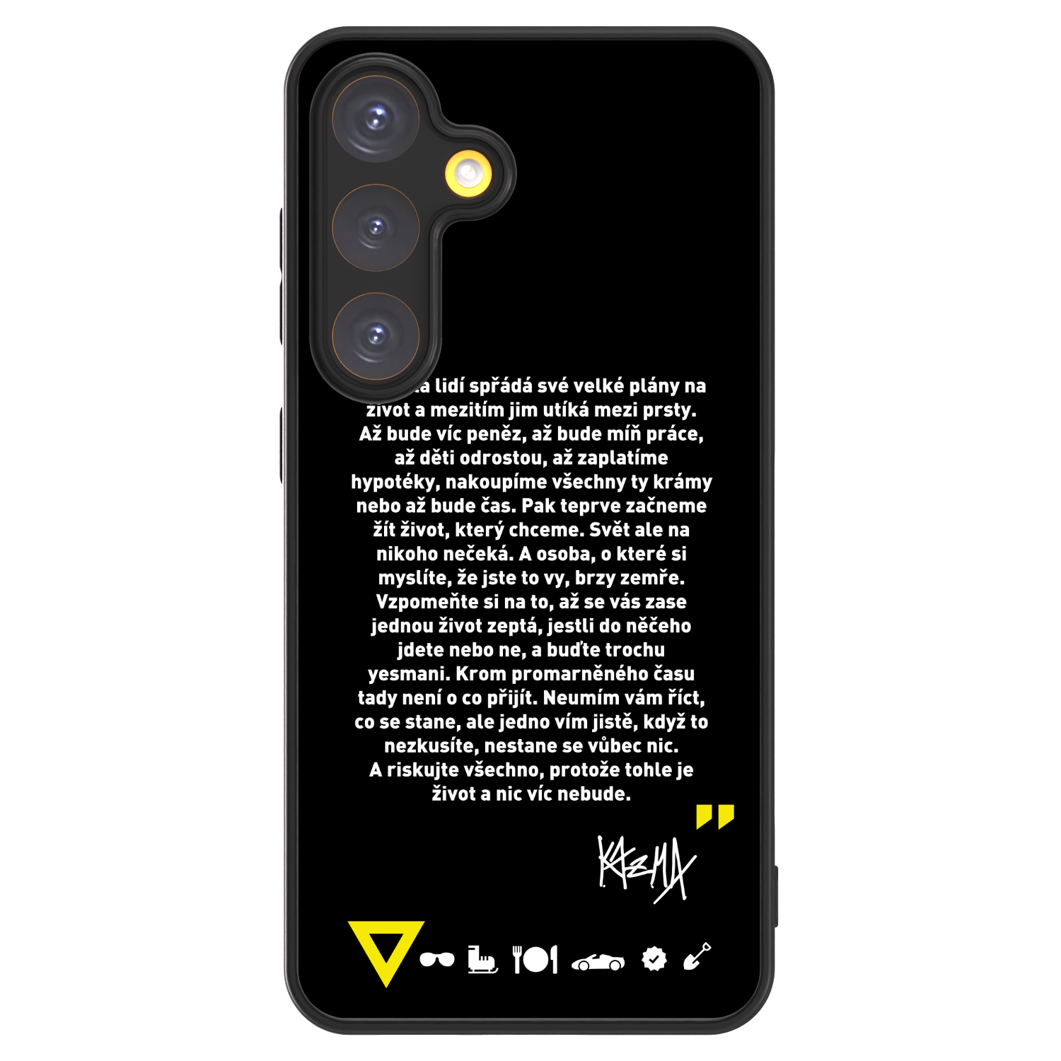 Picasee ULTIMATE CASE PowerShare pro Samsung Galaxy S24 S921B 5G - Kazma - BUĎTE TROCHU YESMANI