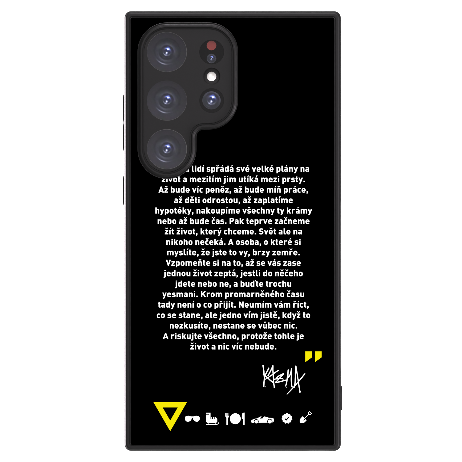 Picasee ULTIMATE CASE PowerShare pro Samsung Galaxy S24 Ultra S928B 5G - Kazma - BUĎTE TROCHU YESMANI