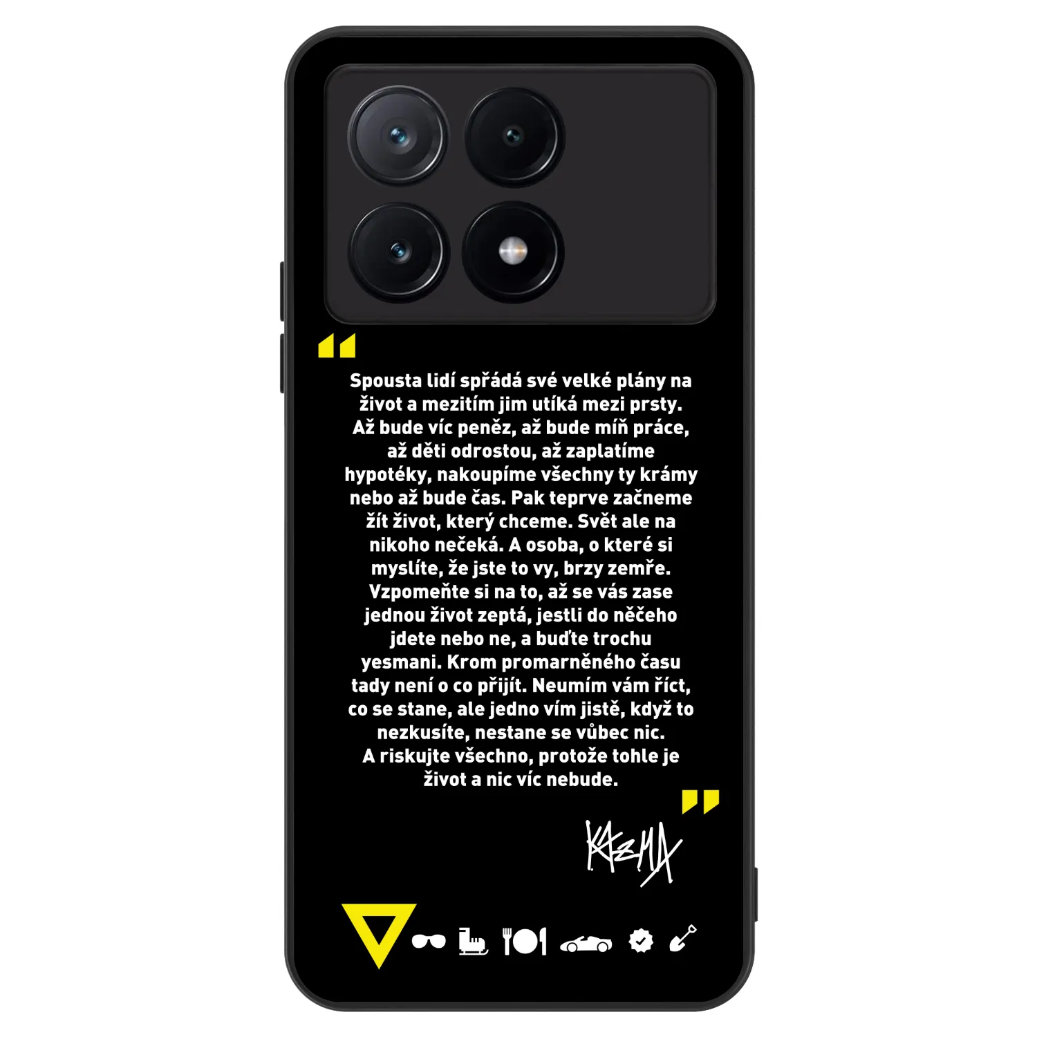 Picasee ULTIMATE CASE pro Xiaomi Poco X6 Pro - Kazma - BUĎTE TROCHU YESMANI