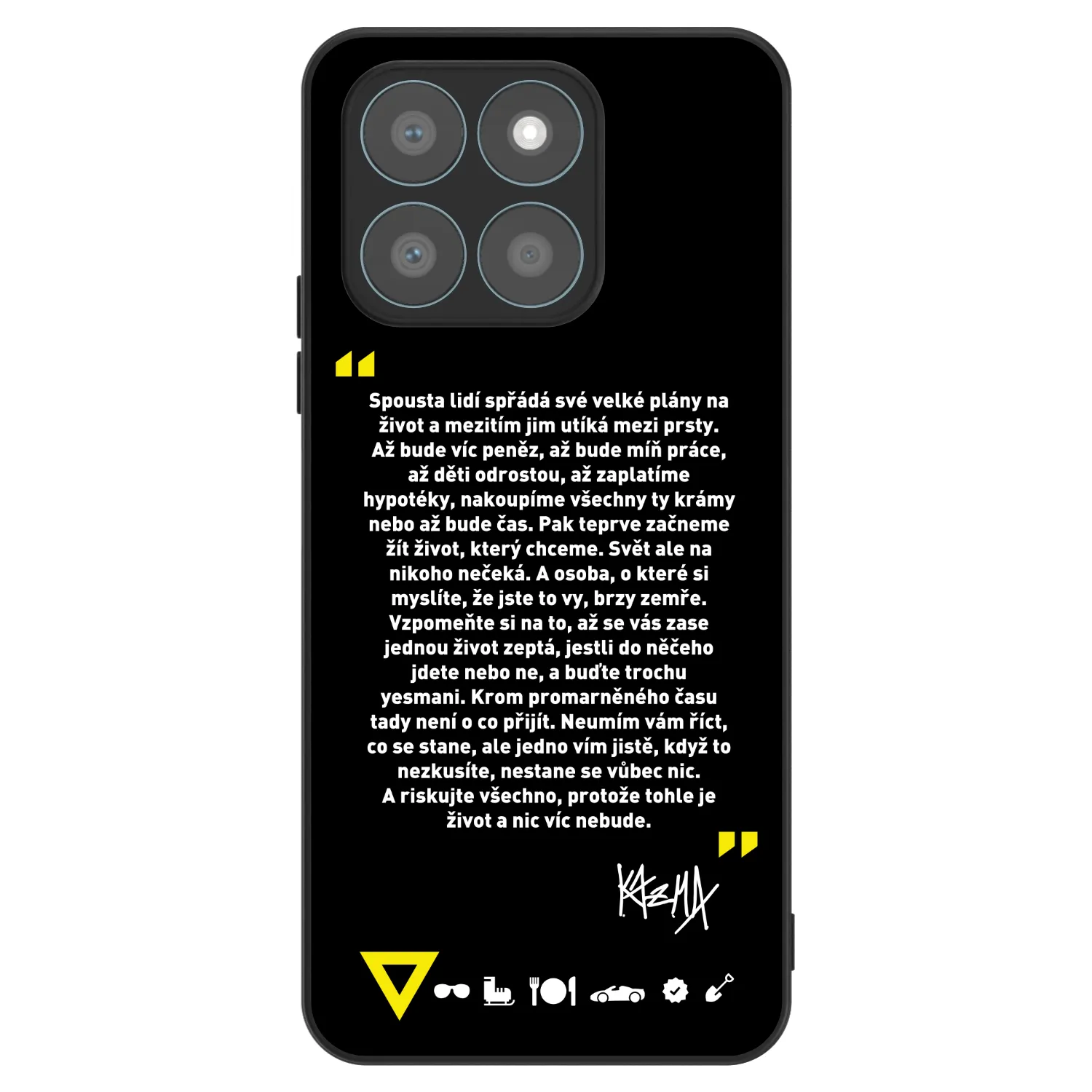 Picasee ULTIMATE CASE pro Honor X8b - Kazma - BUĎTE TROCHU YESMANI