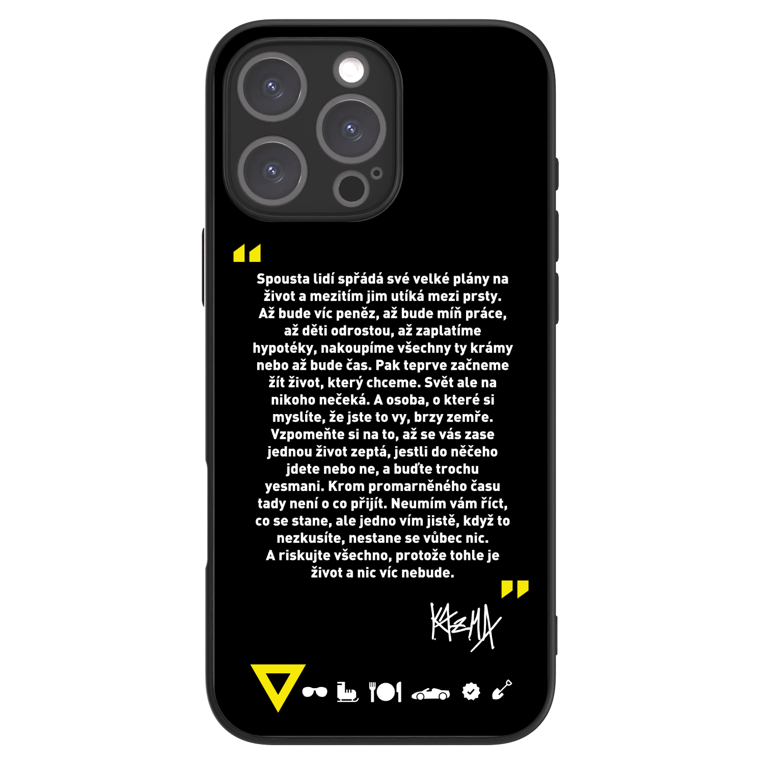 Picasee ULTIMATE CASE pro Apple iPhone 16 Pro Max - Kazma - BUĎTE TROCHU YESMANI