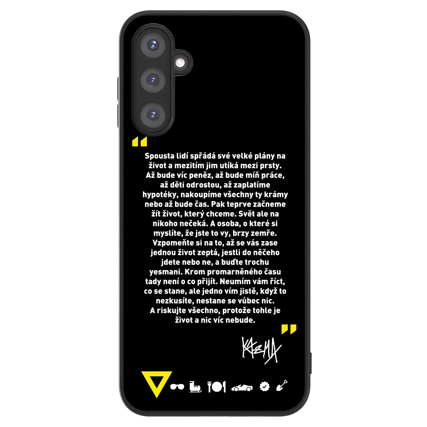 Picasee ULTIMATE CASE pro Samsung Galaxy A05s A057G - Kazma - BUĎTE TROCHU YESMANI