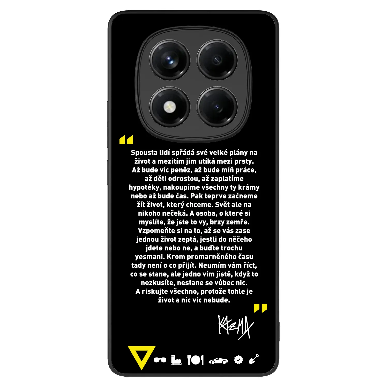 Picasee ULTIMATE CASE pro Xiaomi Redmi Note 14 Pro+ 5G - Kazma - BUĎTE TROCHU YESMANI