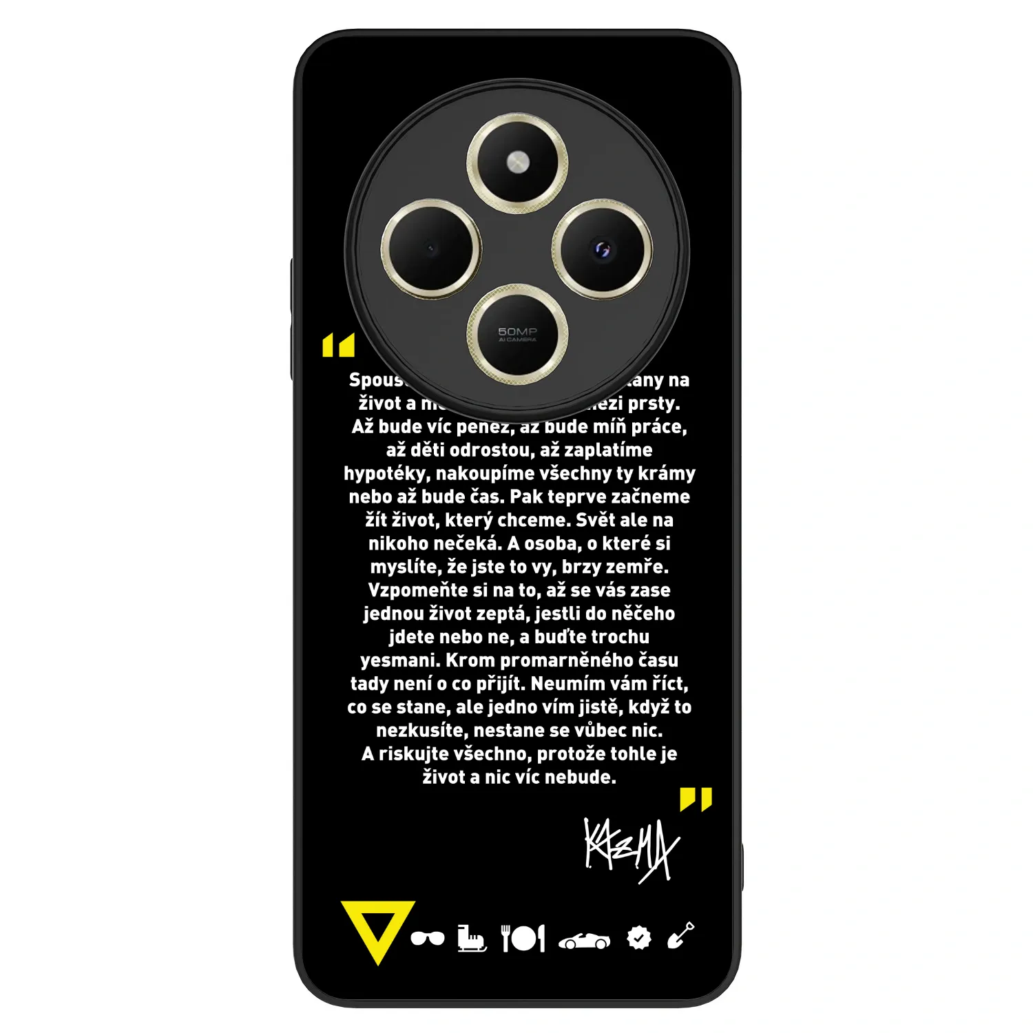 Picasee ULTIMATE CASE pro Xiaomi Redmi 14C - Kazma - BUĎTE TROCHU YESMANI