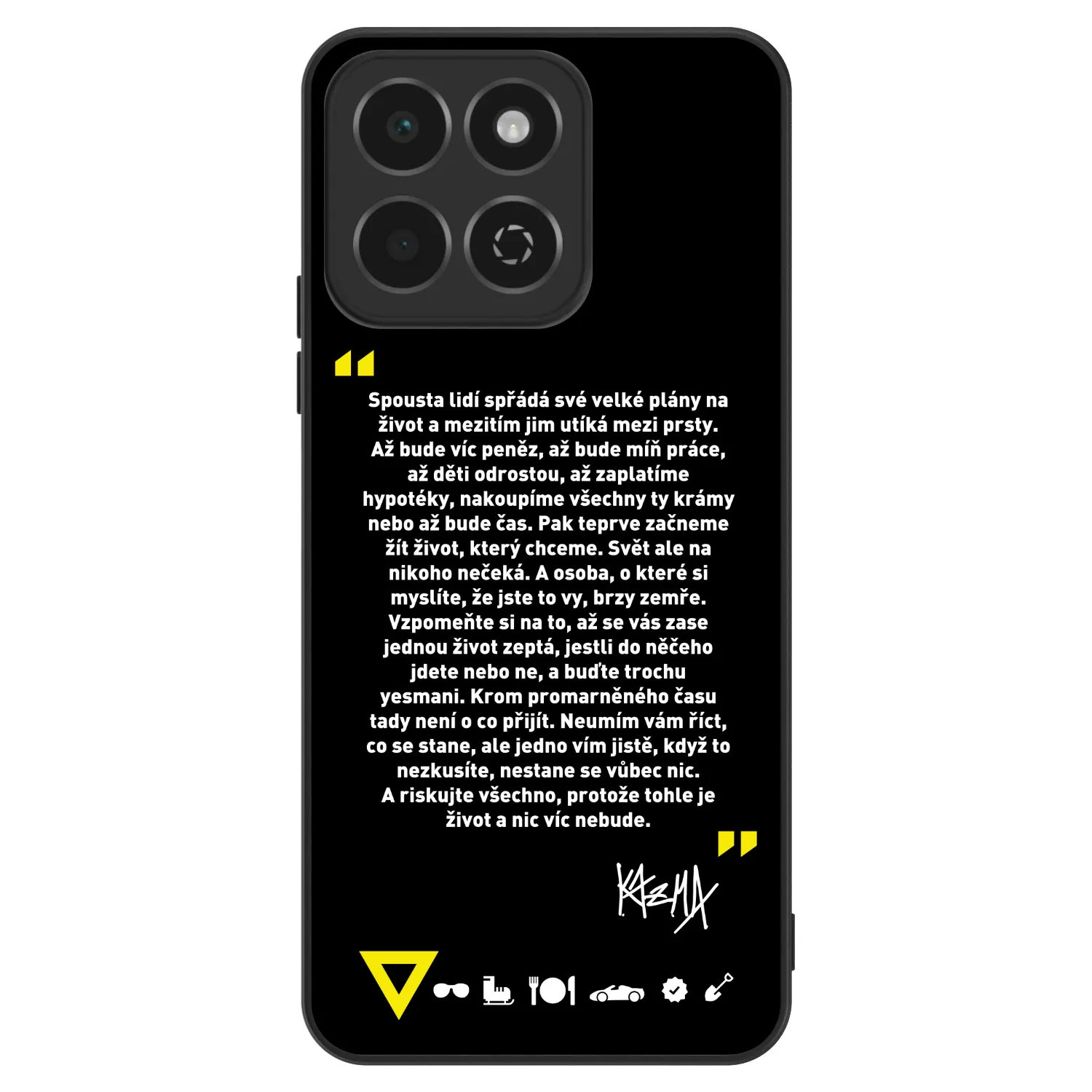 Picasee ULTIMATE CASE pro Honor 200 Smart 5G - Kazma - BUĎTE TROCHU YESMANI