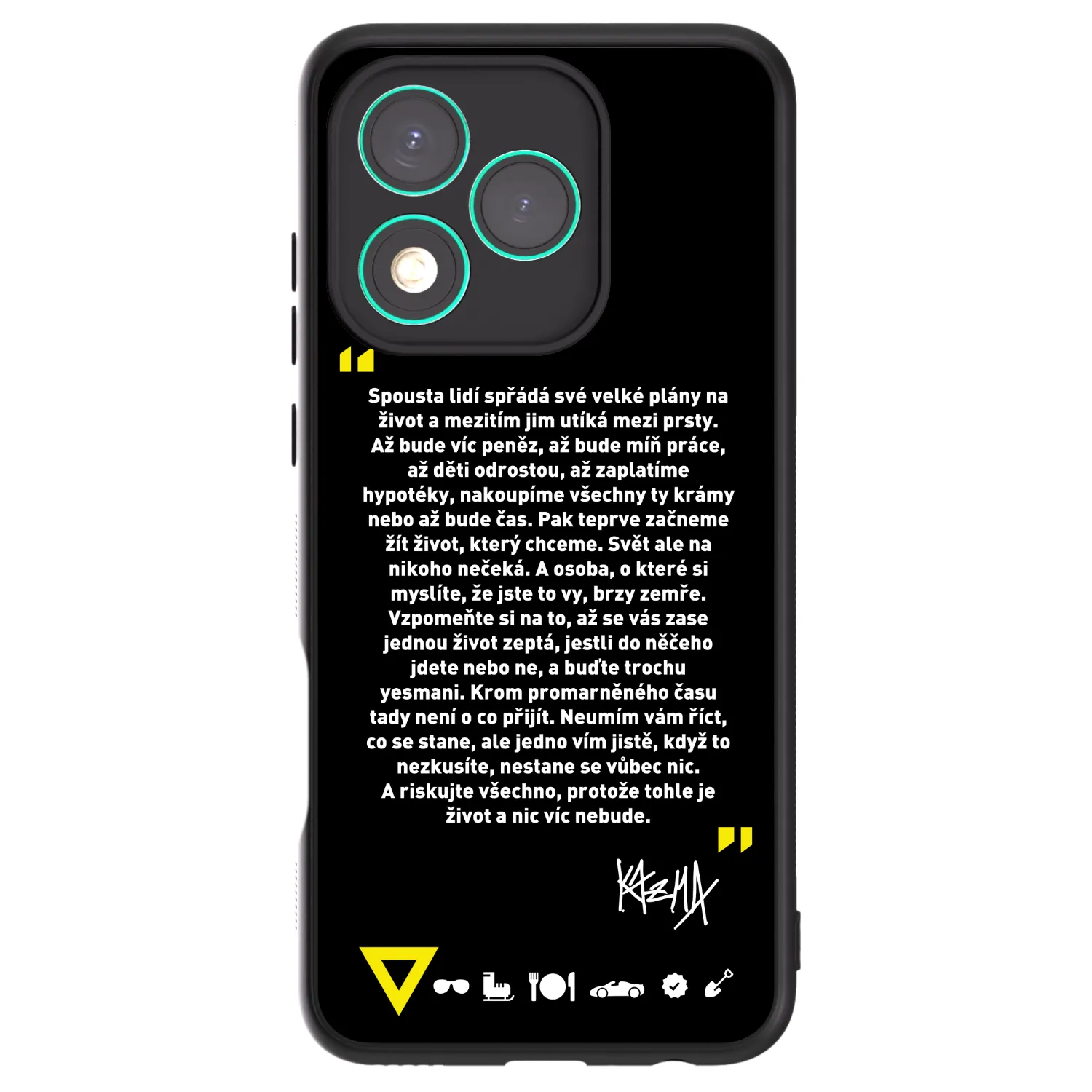 Picasee ULTIMATE CASE pro Honor 400 Lite 5G - Kazma - BUĎTE TROCHU YESMANI