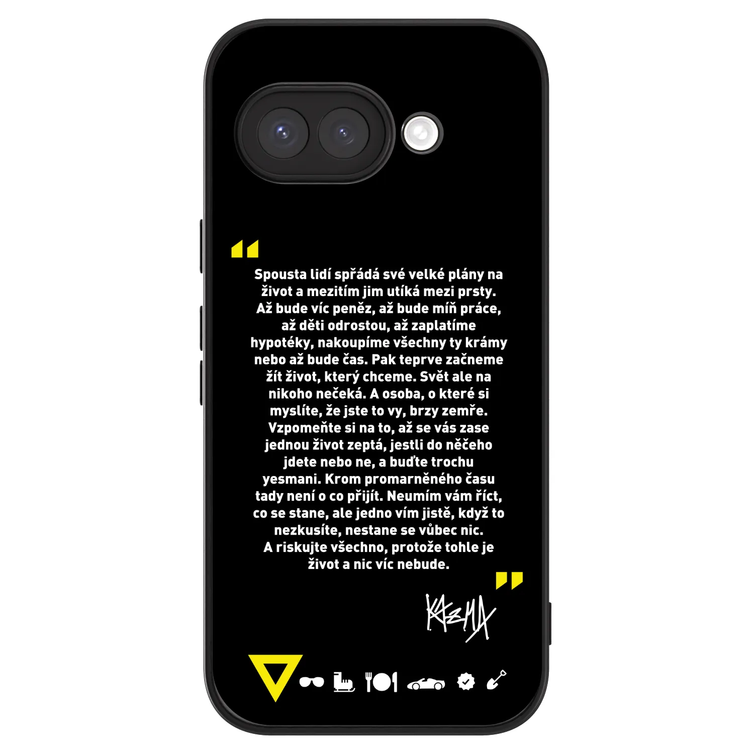 Picasee ULTIMATE CASE pro Google Pixel 9a - Kazma - BUĎTE TROCHU YESMANI
