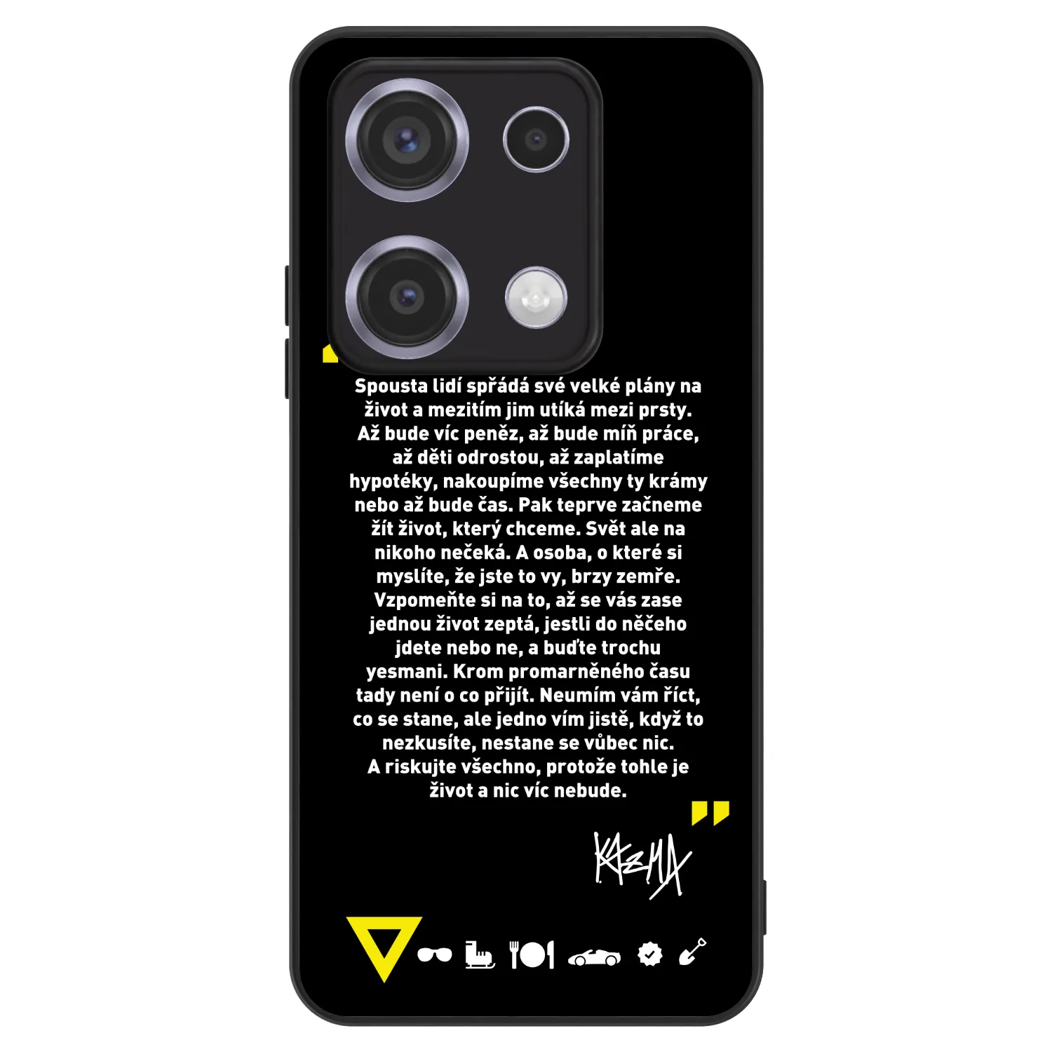 Picasee ULTIMATE CASE pro Xiaomi Redmi Note 14S - Kazma - BUĎTE TROCHU YESMANI