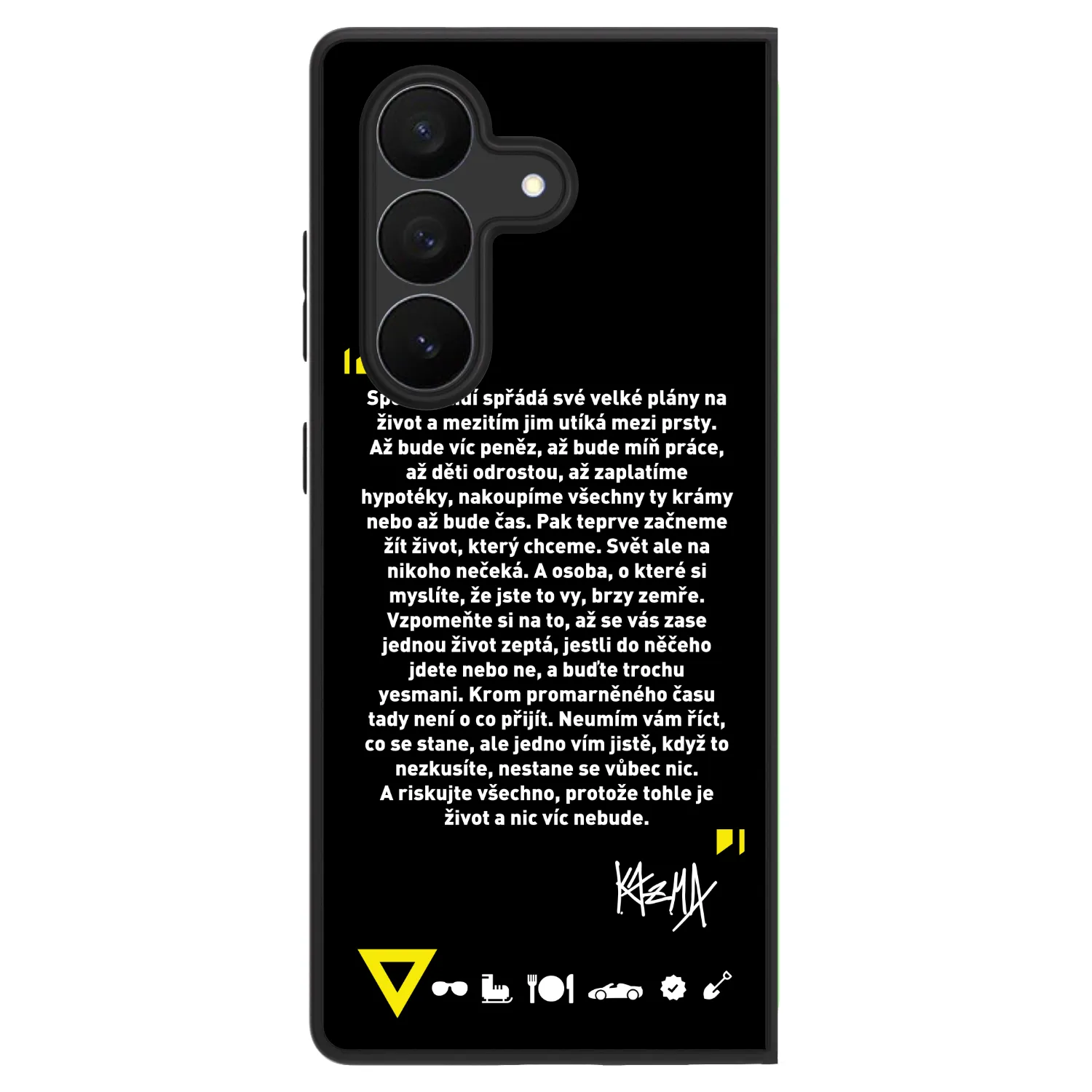 Picasee ULTIMATE CASE pro Samsung Galaxy Z Fold7 5G - Kazma - BUĎTE TROCHU YESMANI